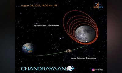 Chandrayaan-3: Spacecraft has covered two-thirds of distance to moon