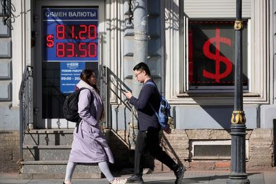 Ruble hits lowest value against USD since early in Ukraine war