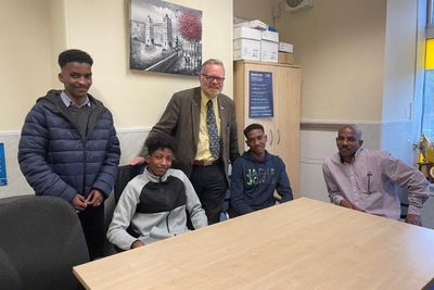 SNP MP welcomes home constituents after 'long and difficult journey' from Sudan