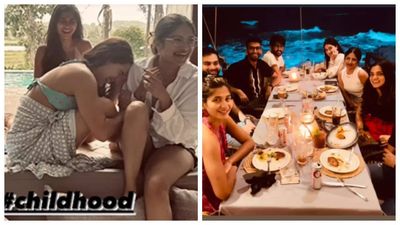 Sara Ali Khan enjoys a beach day with her childhood friends; shares cheerie pics from their vacay