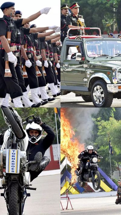 Passing out parade ofAgniveersheld at ASC Centre and College in Bengaluru