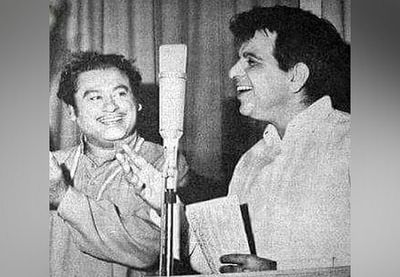 Kishore Kumar birth anniversary: Saira Banu shares vintage pic of Dilip Kumar with legendary singer