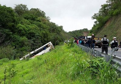 15 killed, 21 injured in bus crash in Mexico’s Nayarit