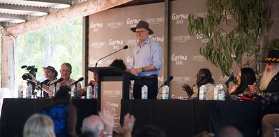 Albanese tells Garma 'we have to hold to the courage of our convictions' in Voice fight