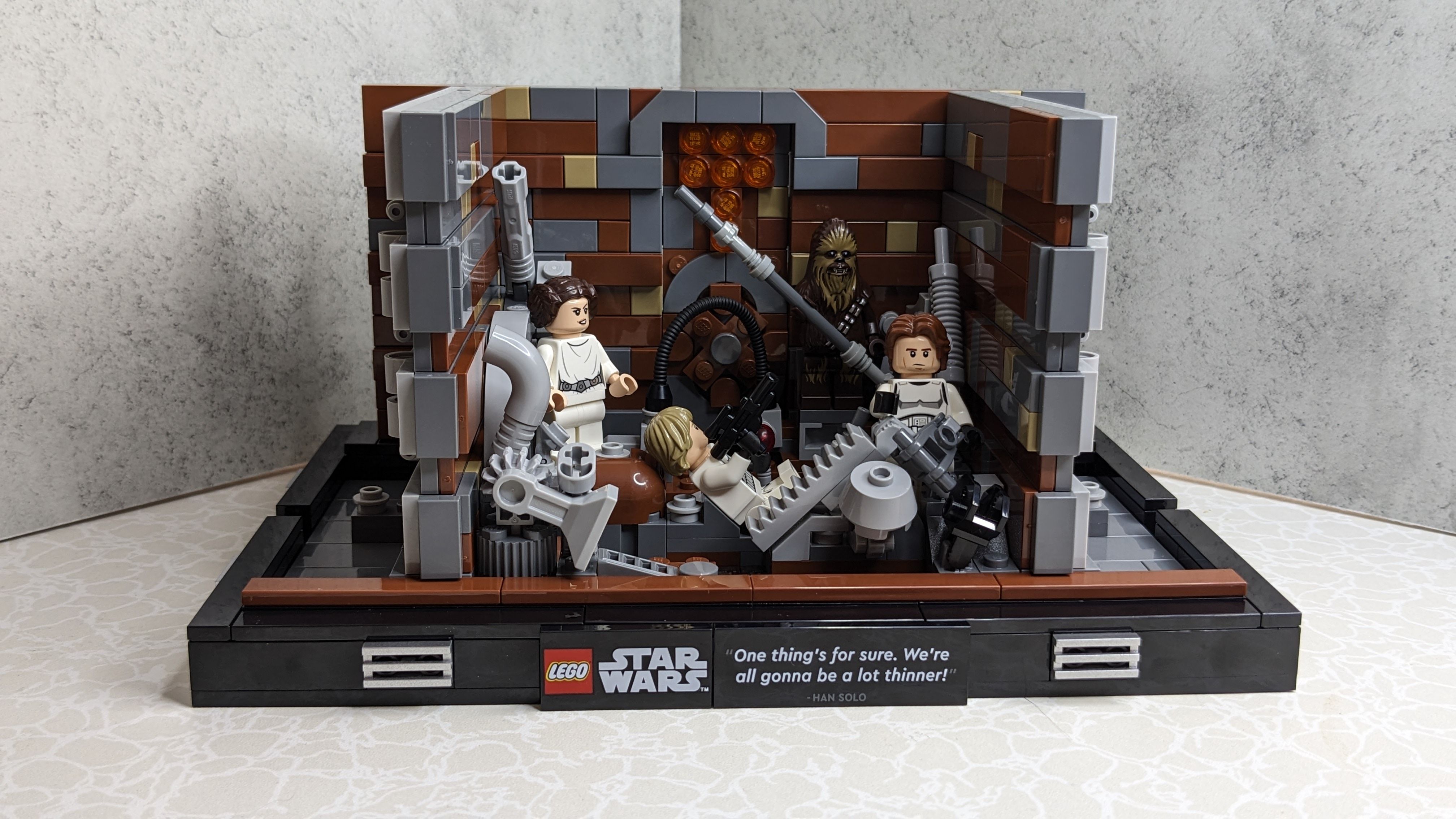 Lego Star Wars Death Star Trash Compactor Diorama