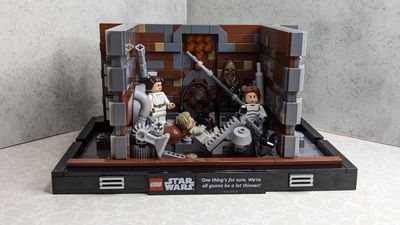 Lego Star Wars Death Star Trash Compactor Diorama review