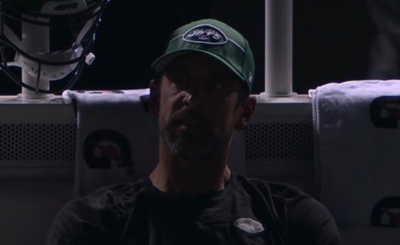 Aaron Rodgers Photo in Full Darkness During Jets-Browns Brought All the Jokes From NFL Fans