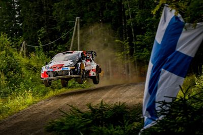 Rovanpera rolls out of WRC Rally Finland lead