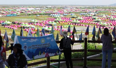 British scouts to leave South Korean Jamboree site after 100 participants suffer heat ailments