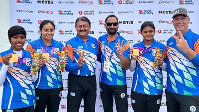 Indian women's compound team wins historic gold in World Archery Championships