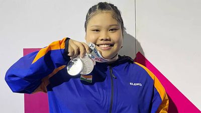 India's Martina Devi wins silver medal in women's over 81kg youth category