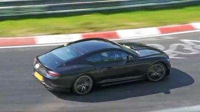 Bentley Continental GT Spied Leaving Luxurious Tire Marks At The Nurburgring
