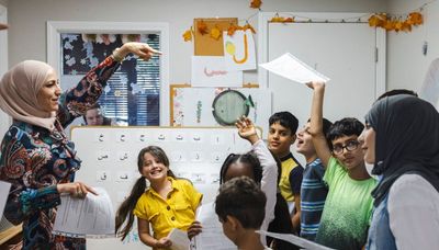 Arabic-language summer camp connects refugees’ kids to ‘the memory of the country’