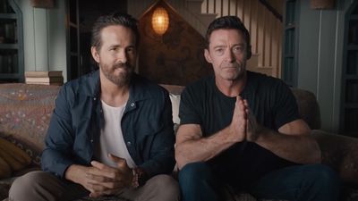 Hugh Jackman Fans The Fake Feud Flames By Posting About 'Finally' Going To A Wrexham Match With Ryan Reynolds