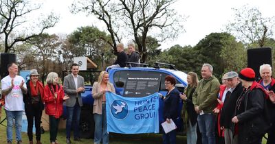 Peace park opened in Tighes Hill, amid fears of nuclear subs