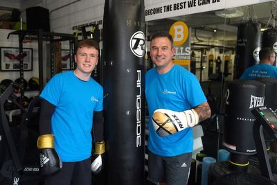 Father and son seek help to beat boxing challenge for mental health charity