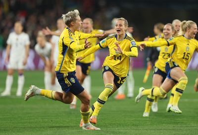 Sweden knock out Women’s World Cup holders USA in wild penalty shootout