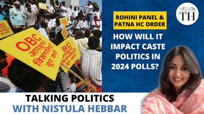 Talking Politics with Nistula Hebbar | Rohini Panel and Patna HC order | How will it impact caste politics in 2024 polls?