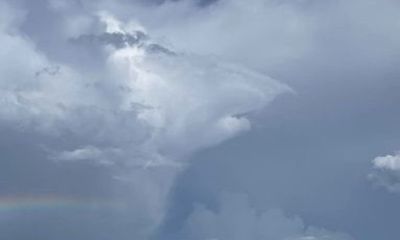 Sky turns sharky over the Atlantic and it’s ‘wicked cool’