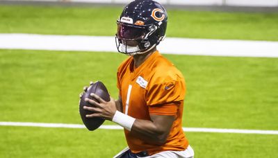 Fields notes: QB throws at Bears’ ‘Family Fest’