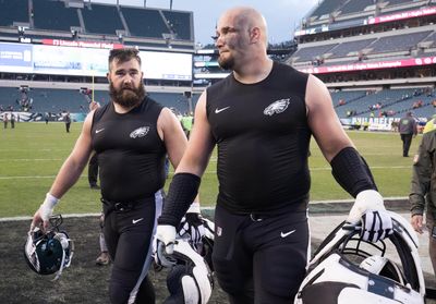 Lane Johnson on relationship with Jason Kelce: If he’s Happy Gilmore, I’m Chubbs Peterson