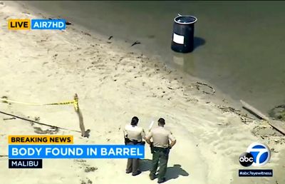 Man whose body was found in a barrel in Malibu had been shot in the head, coroner says