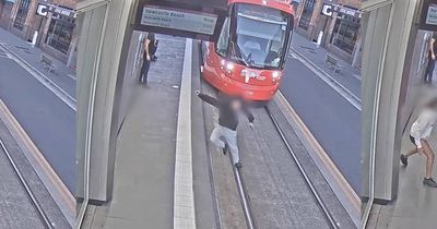 'One a week': footage reveals narrow escapes on Newcastle light rail