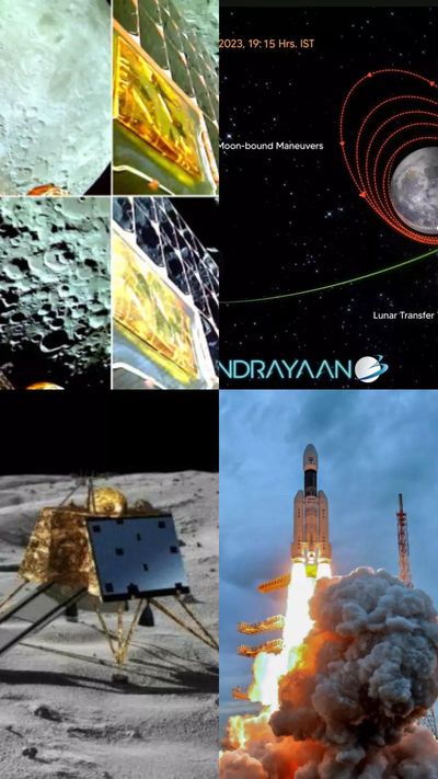 Isro releases stunning images of moon captured byChandrayaan-3