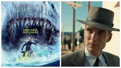 'Meg 2' takes a bite out of 'Oppenheimer'; Christopher Nolan directorial crosses $500 million mark to become top-grossing WWII film