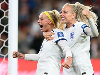 England overcome Lauren James red card to scrape past Nigeria on penalties