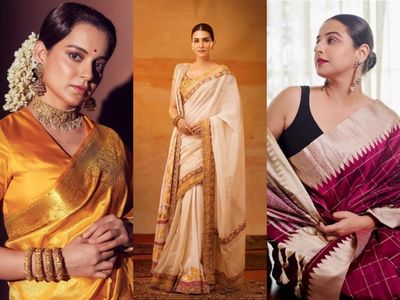 National Handloom Day 2023: Bollywood actors who make us fall in love with handloom sarees
