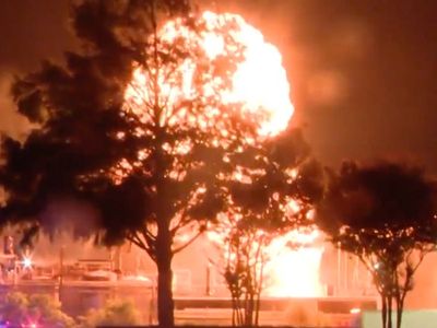 Multiple fiery explosions overnight at Sherwin Williams paint facility in Texas