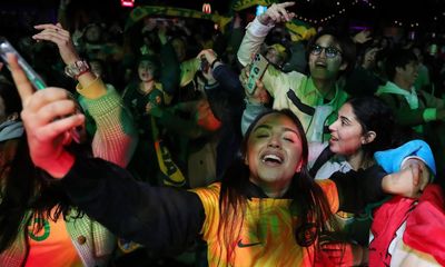 ‘This is huge’: triumphant Matildas thrill grown men and children in dressing gowns alike