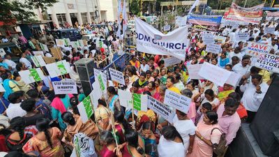 Protest march taken out in Hubballi against violence in Manipur, Haryana