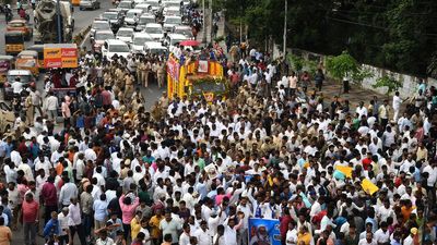 Gaddar laid to rest with full state honours as thousands join his final rites