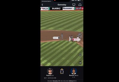 The 3D MLB Gameday view of the Tim Anderson, Jose Ramirez fight is high comedy