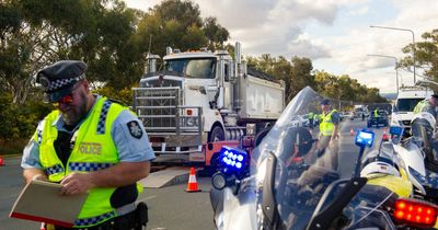 Crackdown on heavy vehicles, unlicensed drivers on ACT's 'tradie highway'