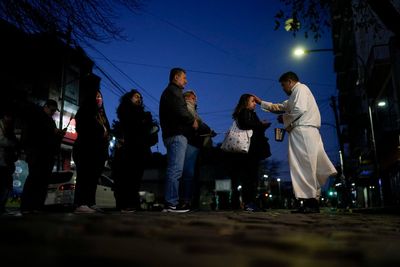 Argentines ask patron saint of work for jobs with elections around the corner