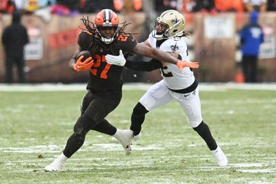 Former Browns RB Kareem Hunt is visiting the Saints