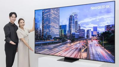 Samsung’s new 98-inch 8K QLED TV has a panel made by its rival