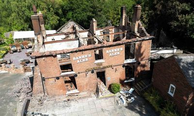 Britain’s ‘wonkiest pub’ reduced to rubble after being gutted by mystery fire