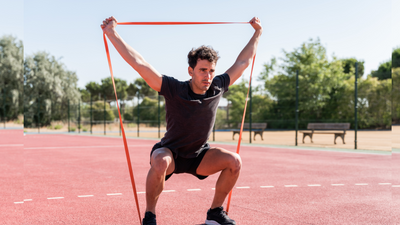 Build leg strength with just one resistance band and these five easy exercises