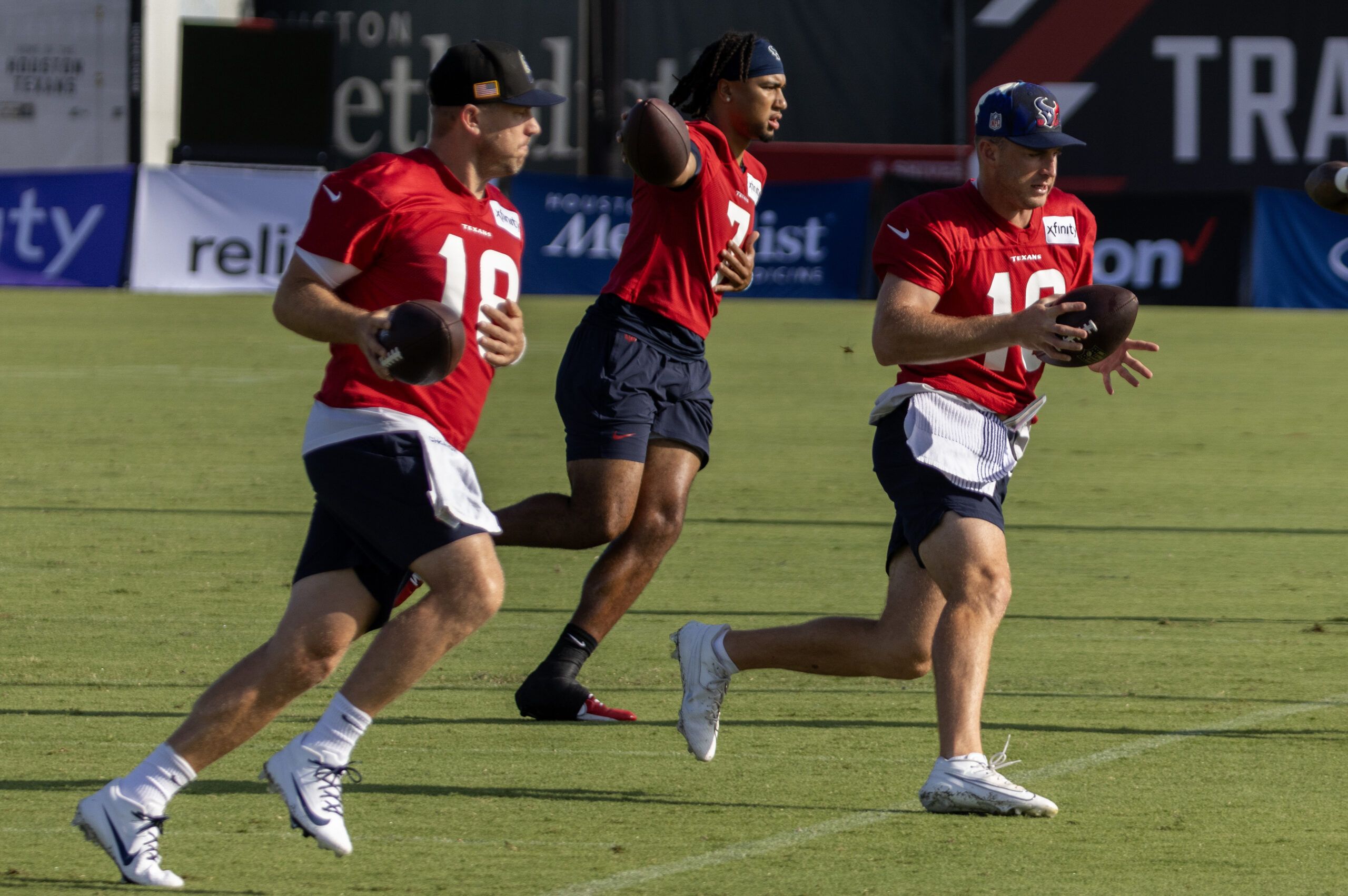 For the first time this season, the Houston Texans had their starting  safety duo of Jalen Pitre and Jimmie Ward on the field together.