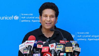 Sachin Tendulkar bats for child nutrition, quality education for children in Sri Lanka