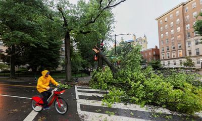 First Thing: Storms in US north-east wreak havoc and leave two dead