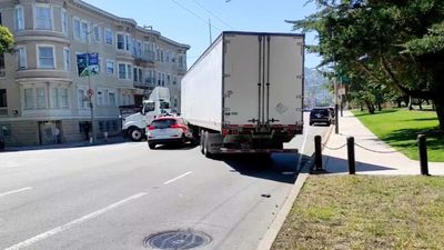 Cruise Robotaxi Collides With Turning Semi-Truck In San Francisco