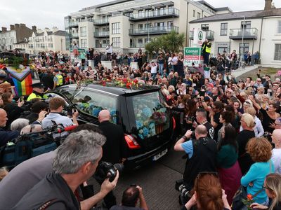 Sinead O’Connor honoured in ‘moving’ Bray funeral as fans line streets to pay tribute