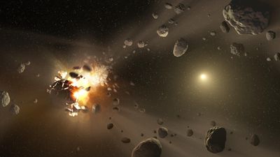 How many 'city killer' asteroids narrowly miss Earth each year?
