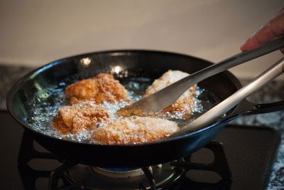 The simplicity of frying at home