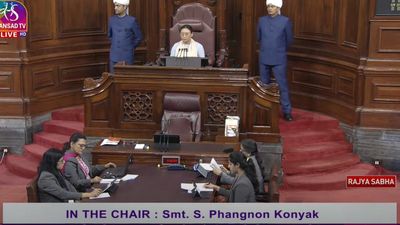 Parliament proceedings | Women occupy Chair, secretariat table for a brief period in the Rajya Sabha